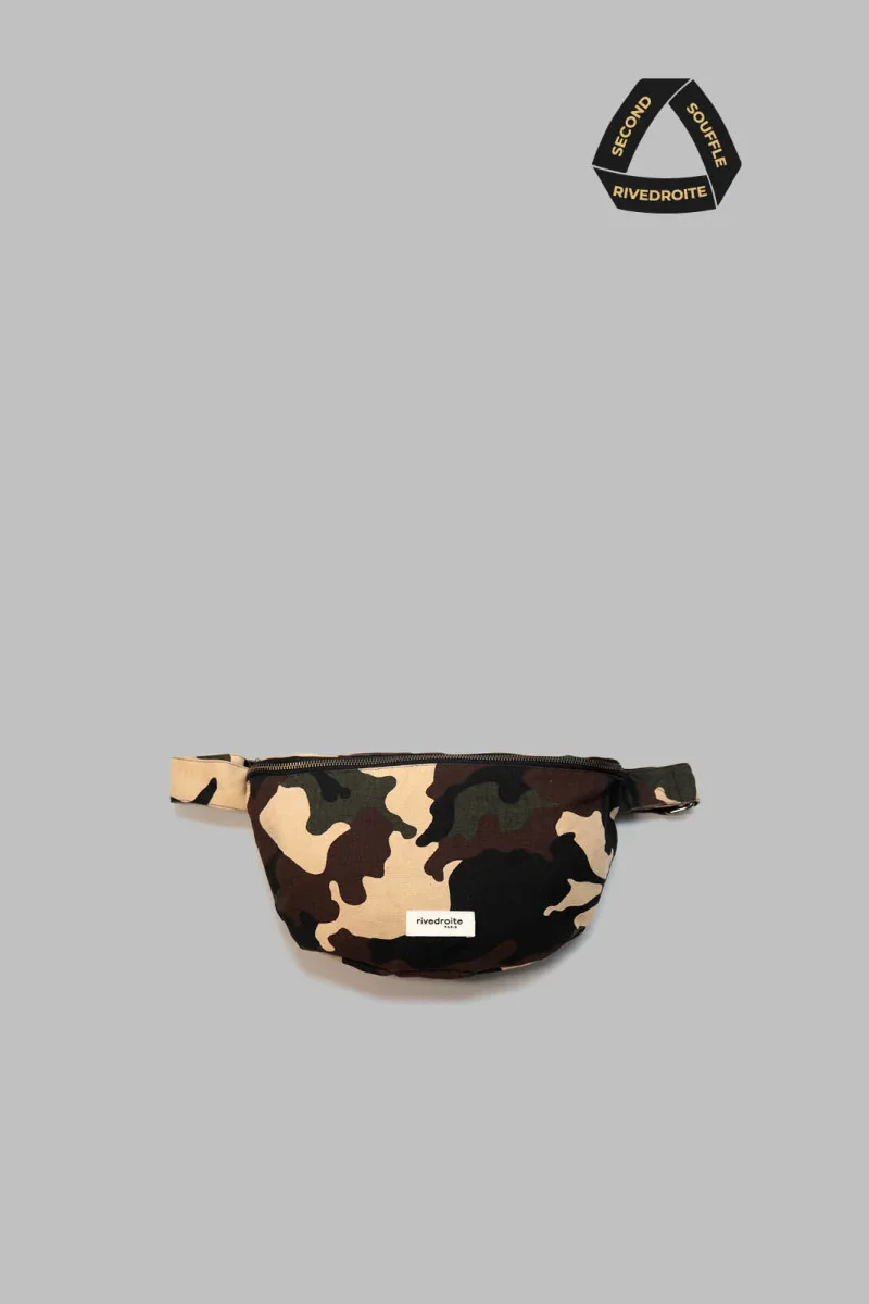 SECOND SOUFFLE │ Custine XL le sac banane - Coton recyclé Jungle – Image 2