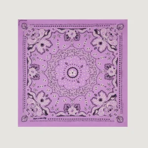 Bandana Classique en Soie - LAVANDE - Petit Modèle