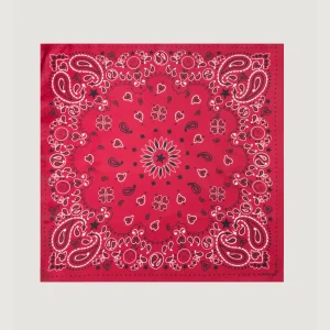 Bandana en Soie - STAR - RED - Petit Modèle