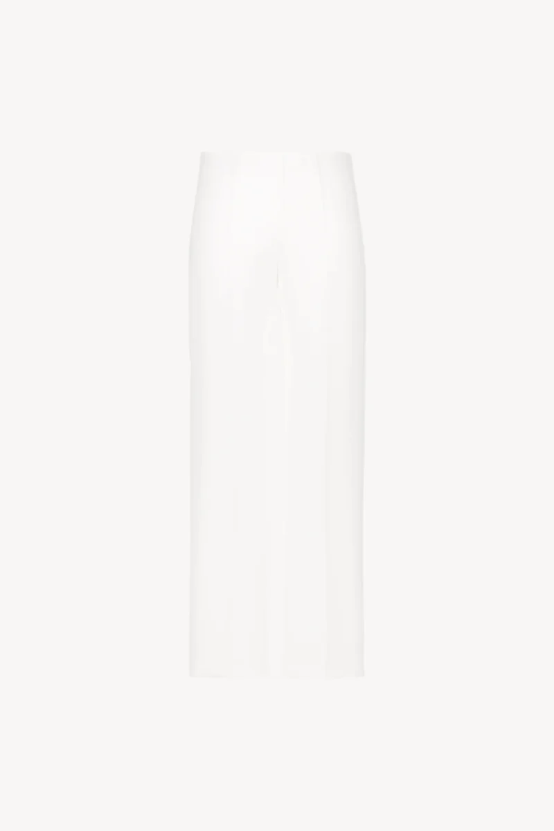 Pantalon à plis blanc – Image 2
