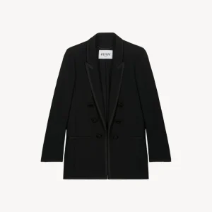 Veste Noire Bord à Bord