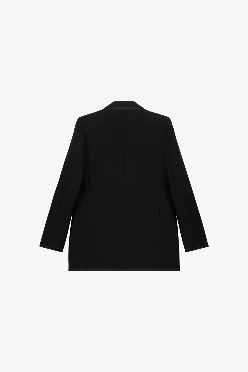 Veste Noire Bord à Bord – Image 3