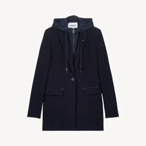 Veste trompe-l'œil marine