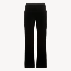 Pantalon court en velours noir