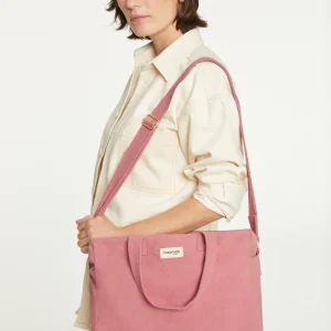 Sauval le city bag - Coton recyclé Bois de Rose
