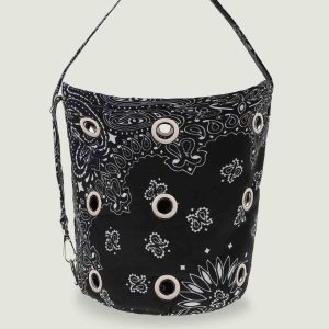 Sac Seau Œillets -  All Black