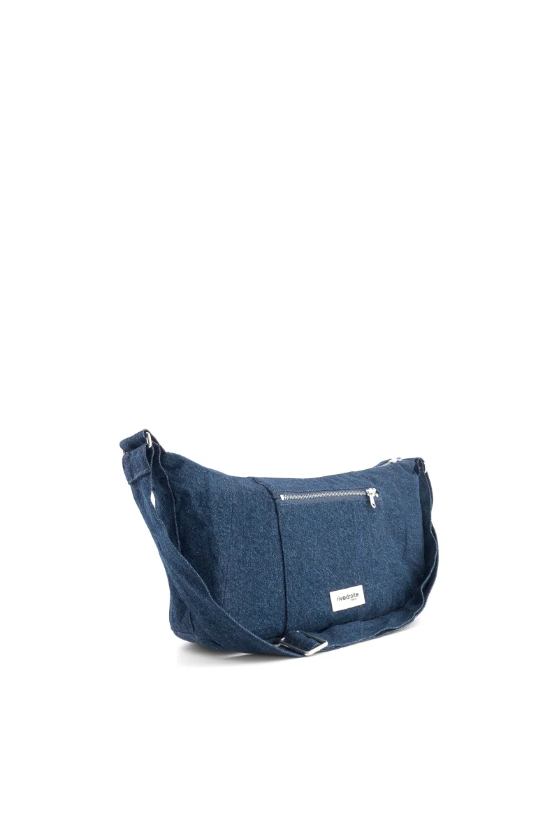 Charlot le sac Crossbody - Denim Brut recyclé – Image 3