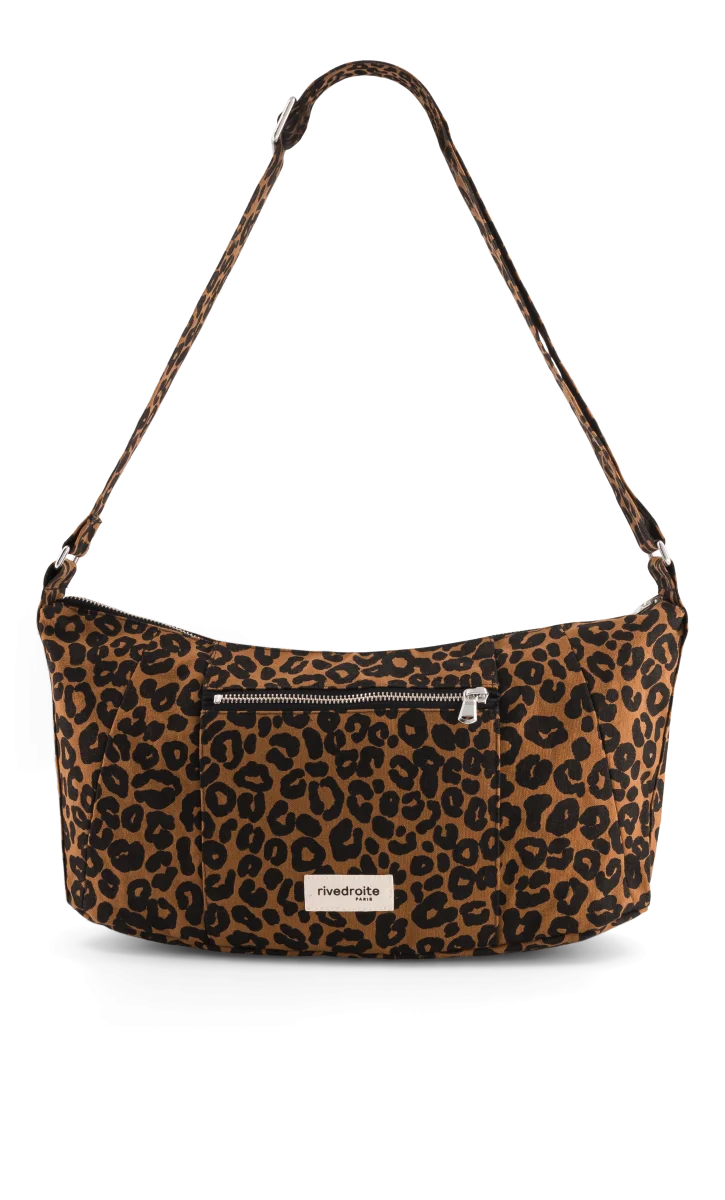 Charlot le sac Crossbody - Coton recyclé Léopard – Image 7