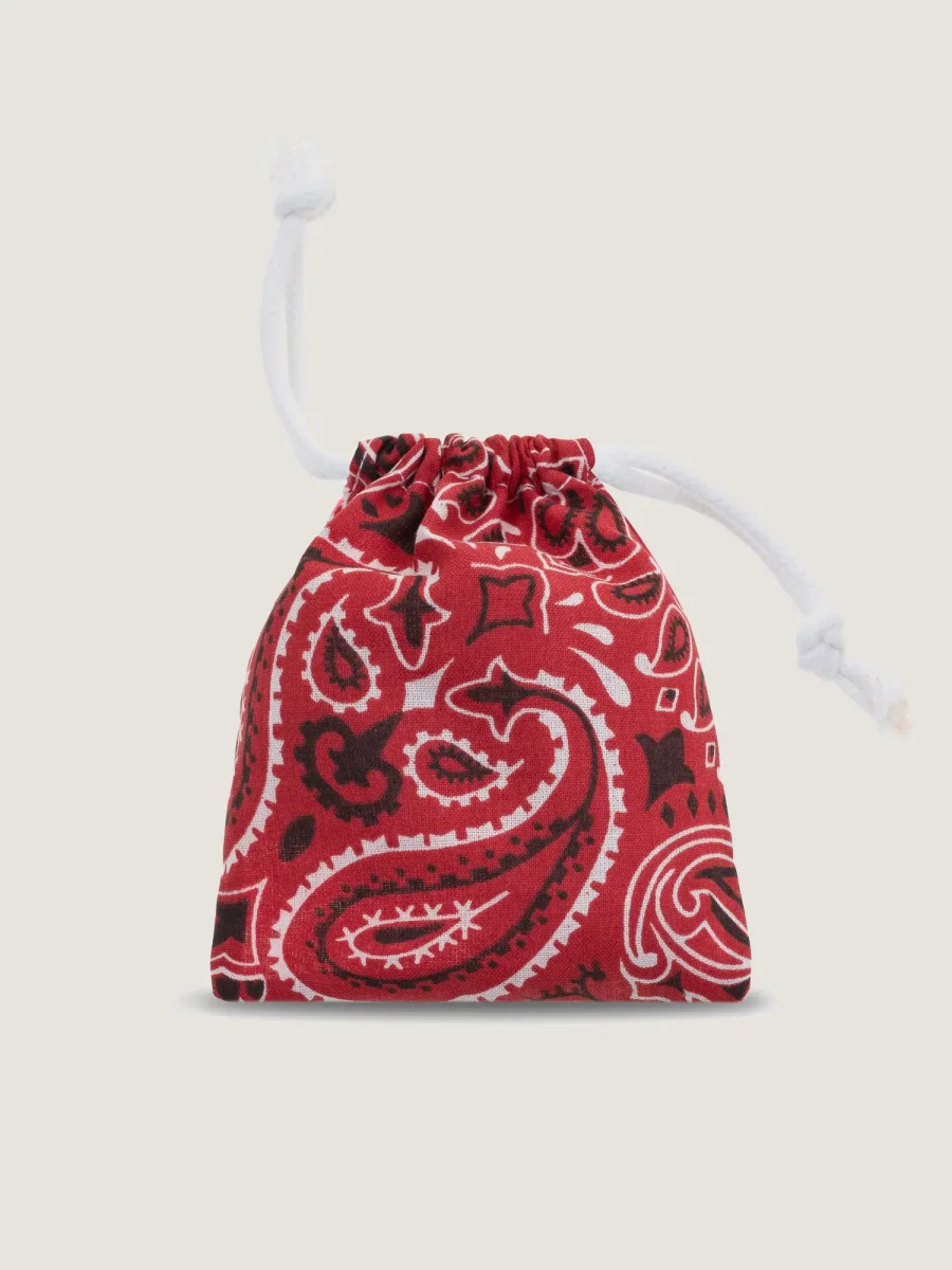 Sachet de Lavande Brodé à la main - COEUR - Strawberry Pink / Vintage Red – Image 3