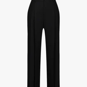 Pantalon ample noir à plis
