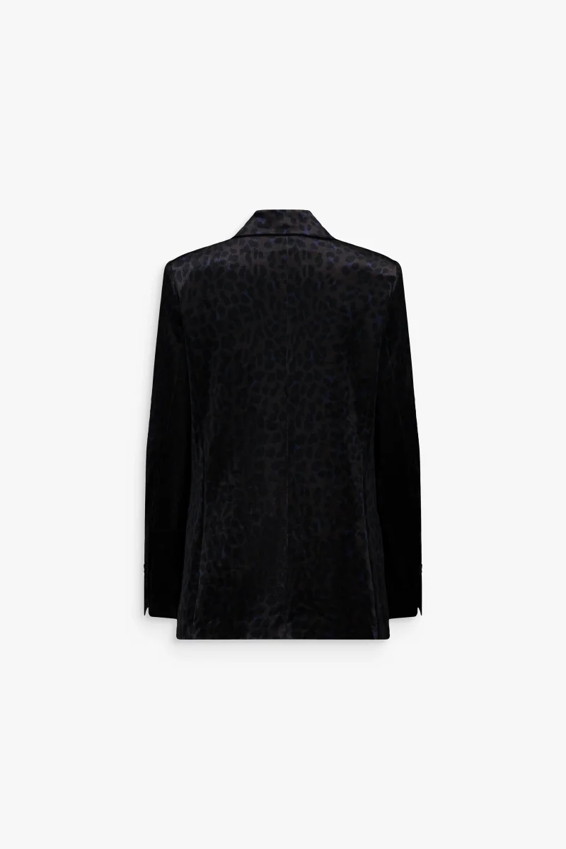 Blazer cintré à imprimé léopard – Image 5