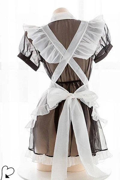 Tenue de soubrette Transparent – Image 4