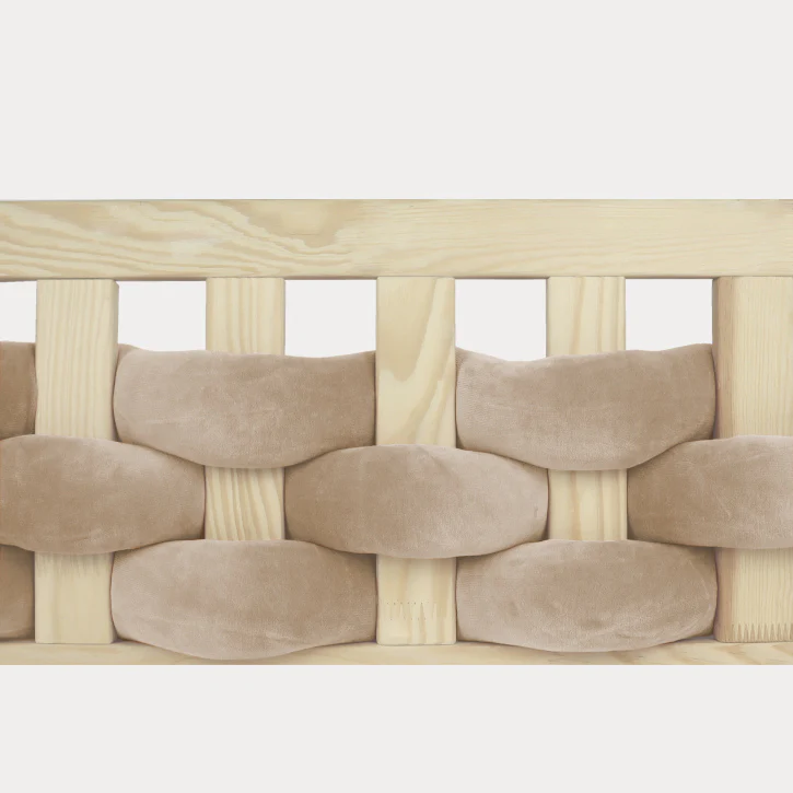 Tresse de lit Beige foncé – Image 2