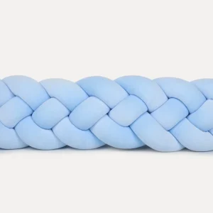 Tresse de lit 4 brins Bleu ciel 180cm
