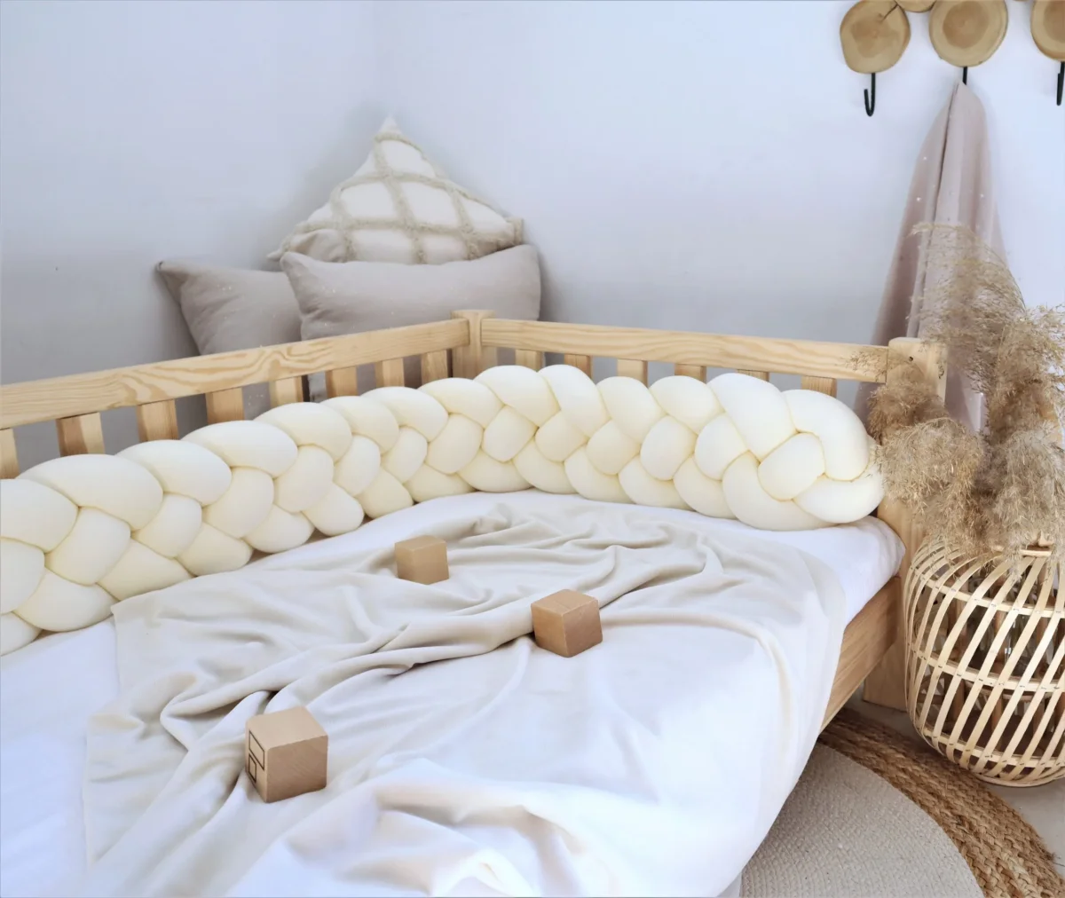 Tresse de lit 4 brins Ecru 340cm – Image 3