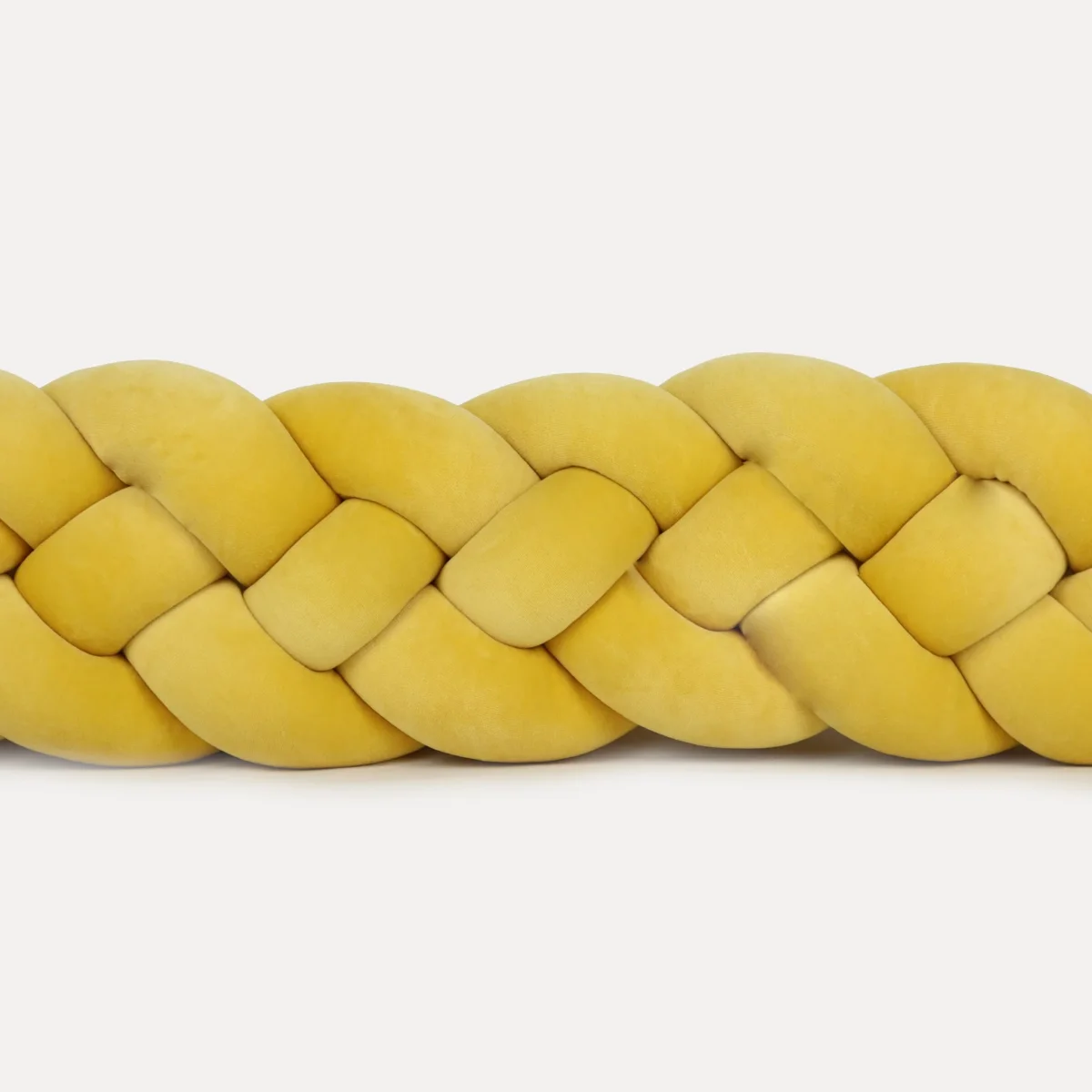 Tresse de lit 4 brins Jaune 240cm
