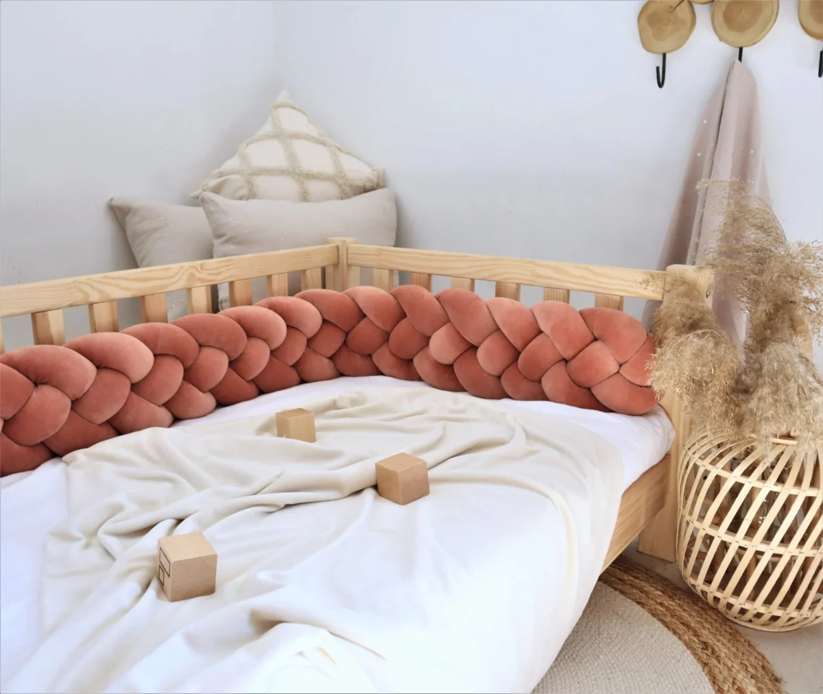 Tresse de lit 4 brins Terracotta 340cm – Image 3