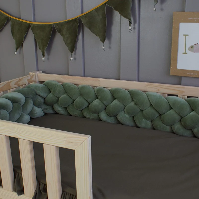 Tresse de lit 4 brins Vert 300cm – Image 6