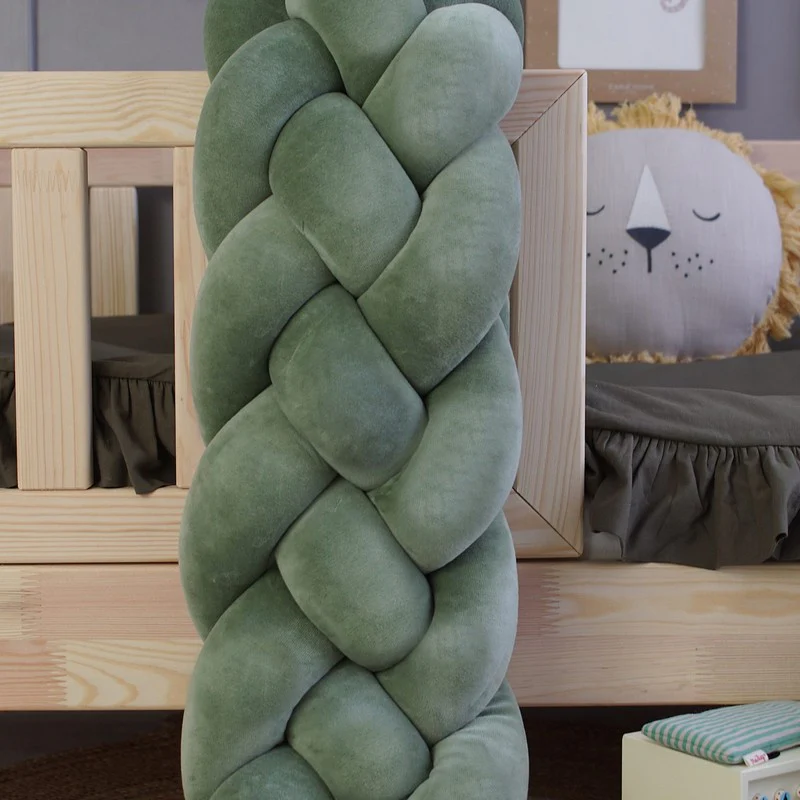 Tresse de lit 4 brins Vert 200cm – Image 8