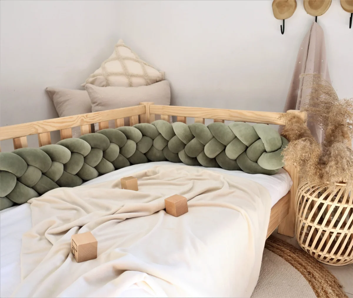 Tresse de lit 4 brins Vert 340cm – Image 9