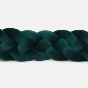 Tresse de lit 4 brins Vert sapin 200cm