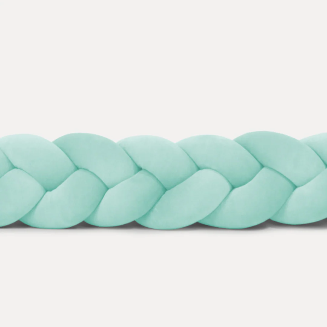Tresse de lit 3 brins Vert menthe – Image 2