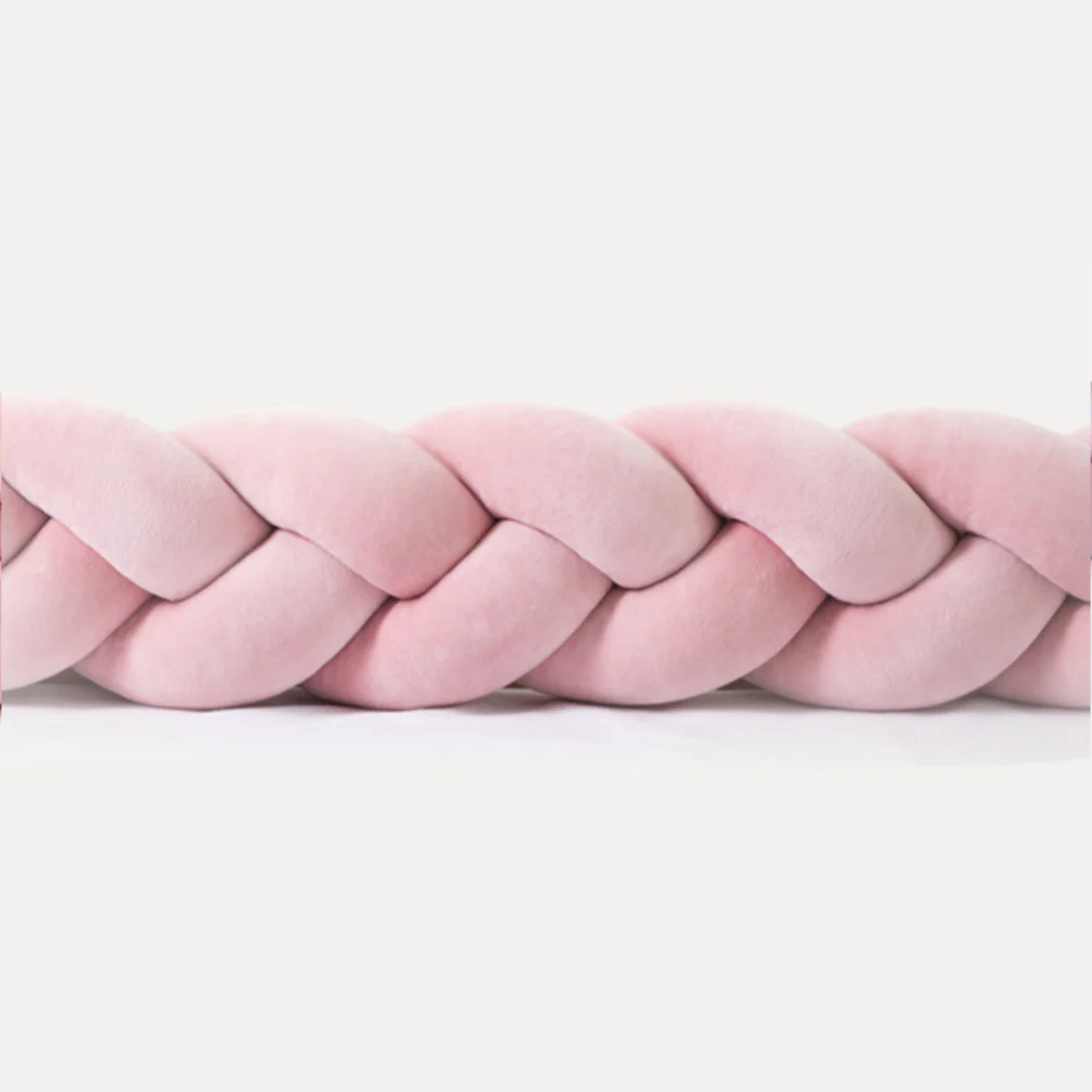 Tresse de lit 3 brins Rose – Image 2