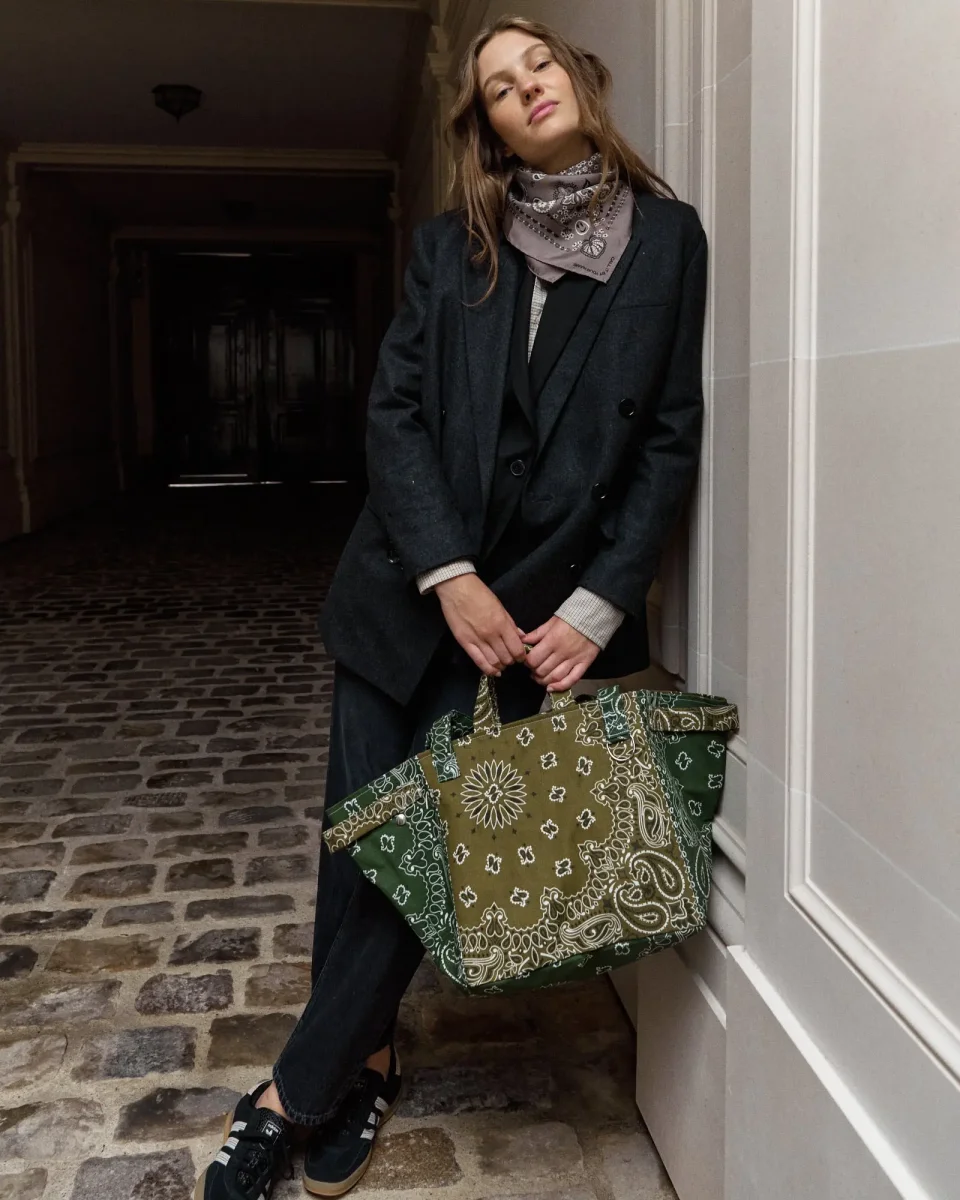 Sac Trapèze - Bronze / Vert Week-end – Image 4