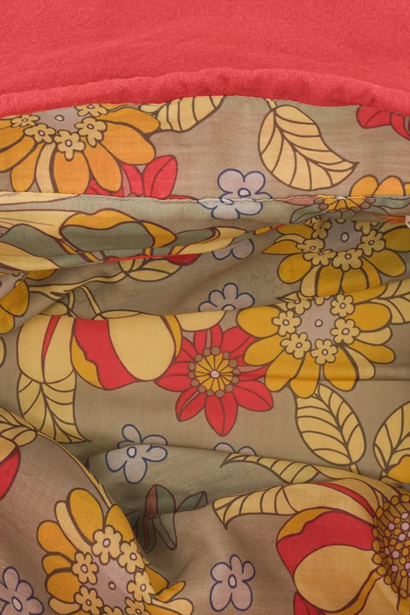 SECOND SOUFFLE │ Custine XL le sac banane - Coton recyclé Red born to be alive – Image 4