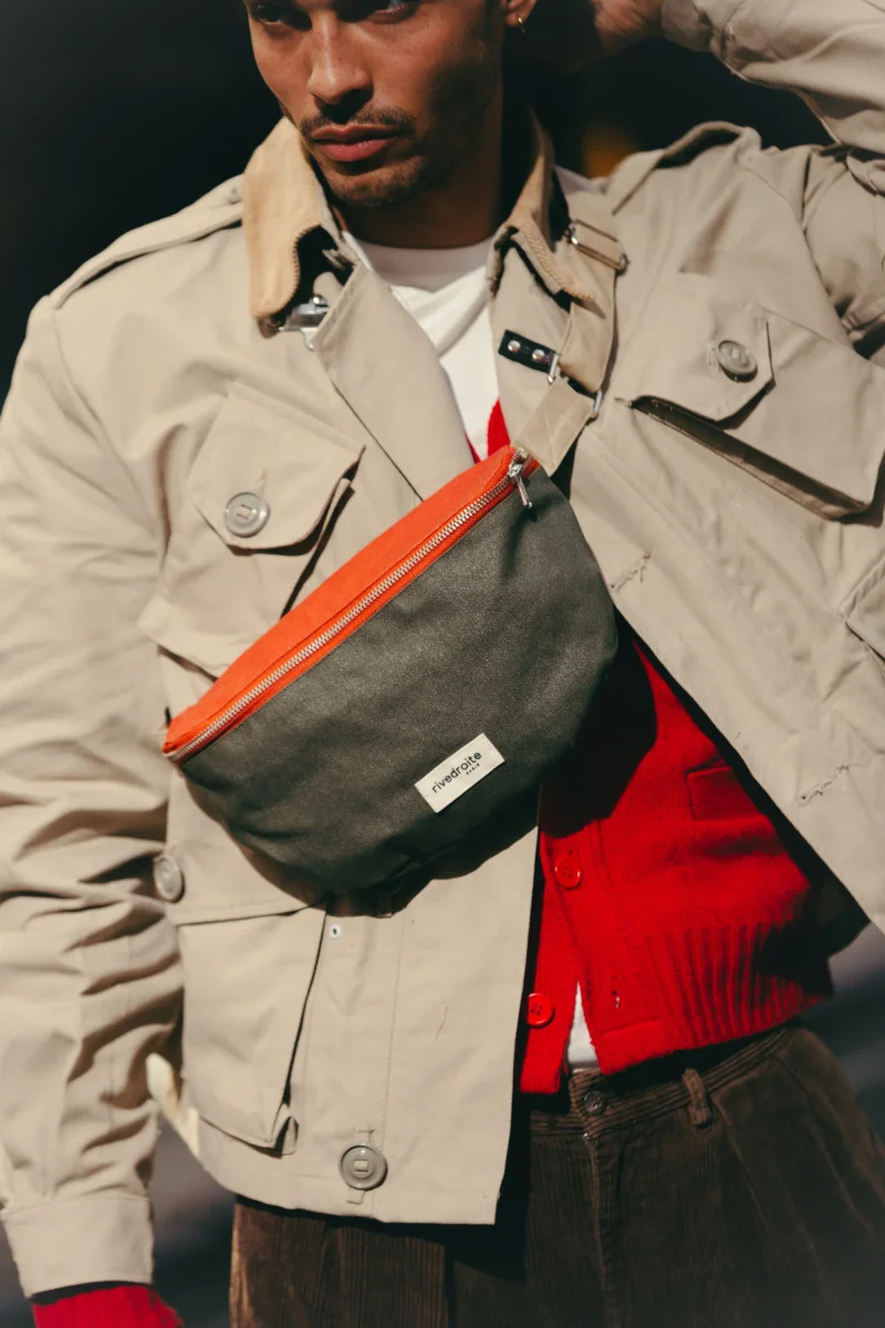 SECOND SOUFFLE │ Custine le sac banane - Coton recyclé ciré "Queens" – Image 3