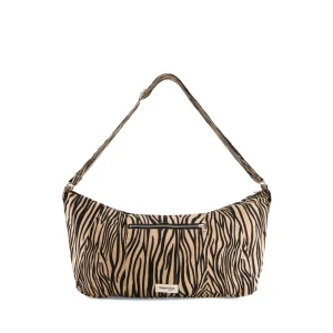 SECOND SOUFFLE｜Charlot le sac Crossbody - Coton recyclé Zèbre