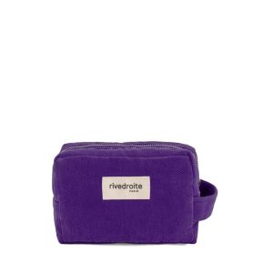 SECOND SOUFFLE｜Tournelles la petite trousse - Sergé de coton Malibu Purple