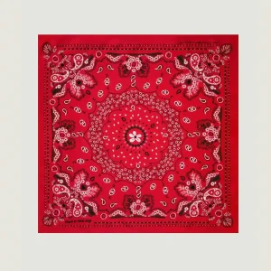 Bandana Classique en Soie - ROUGE - Petit Modèle