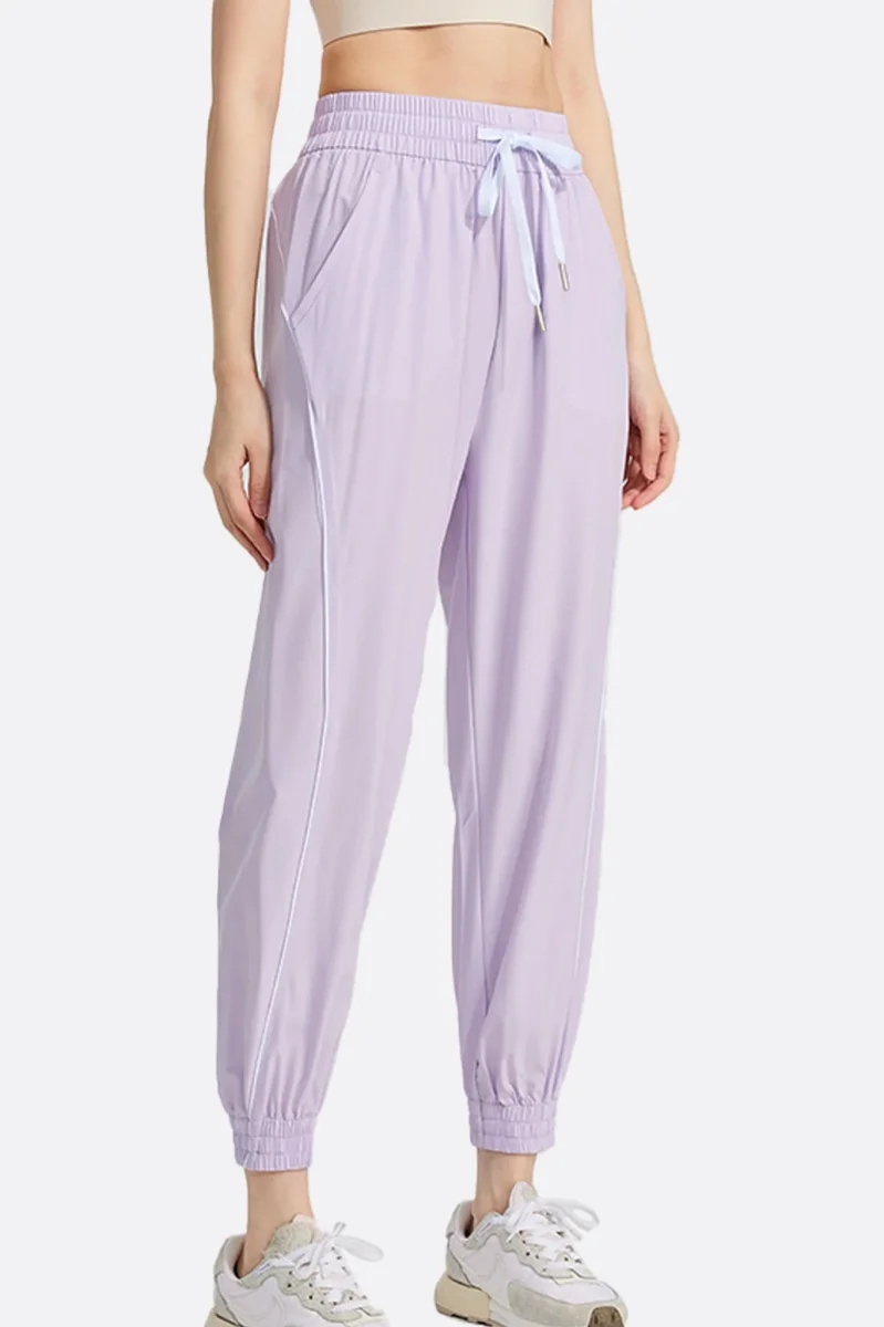 Pantalon de jogging lilas femme – Image 2