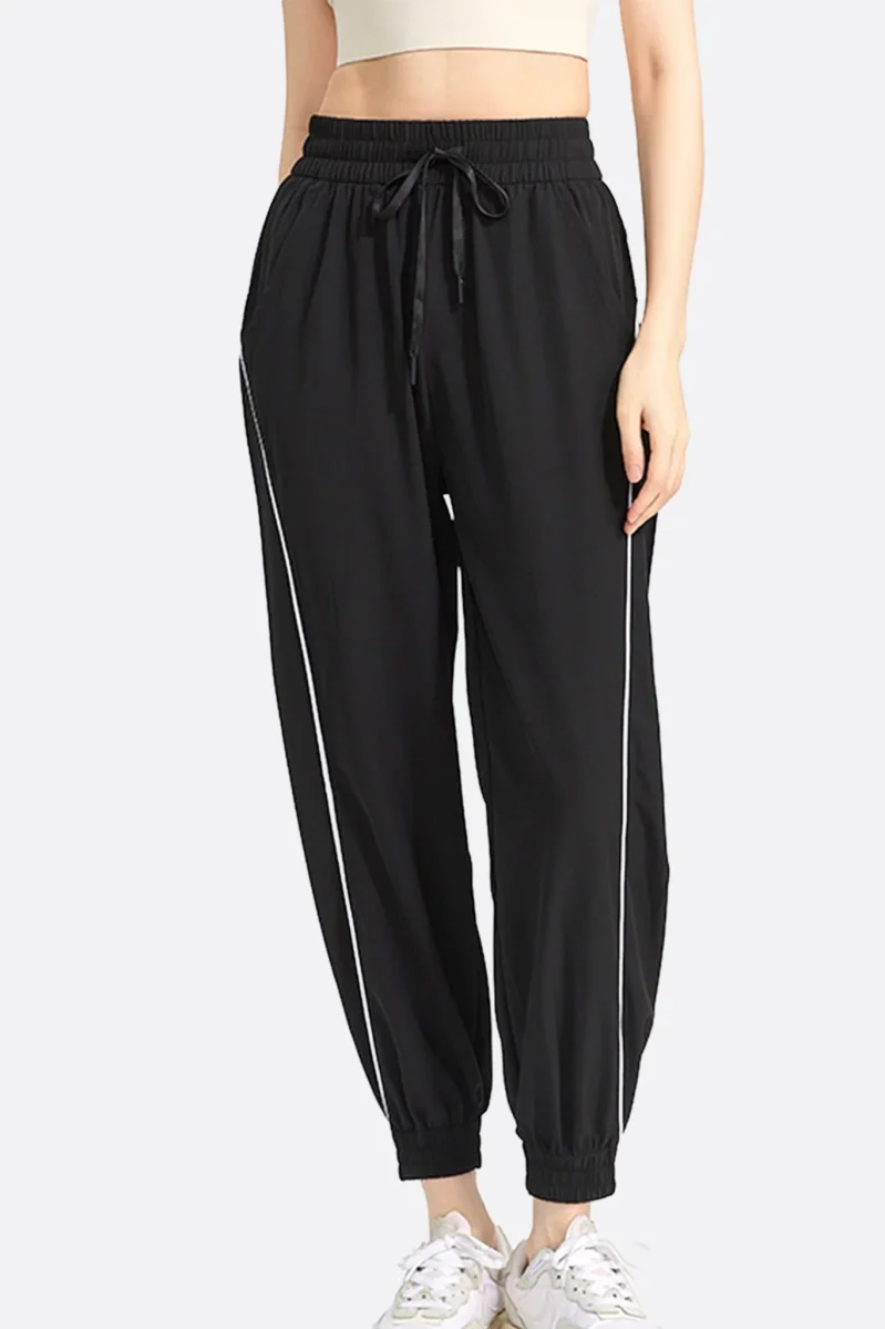 Pantalon de jogging noir femme – Image 3