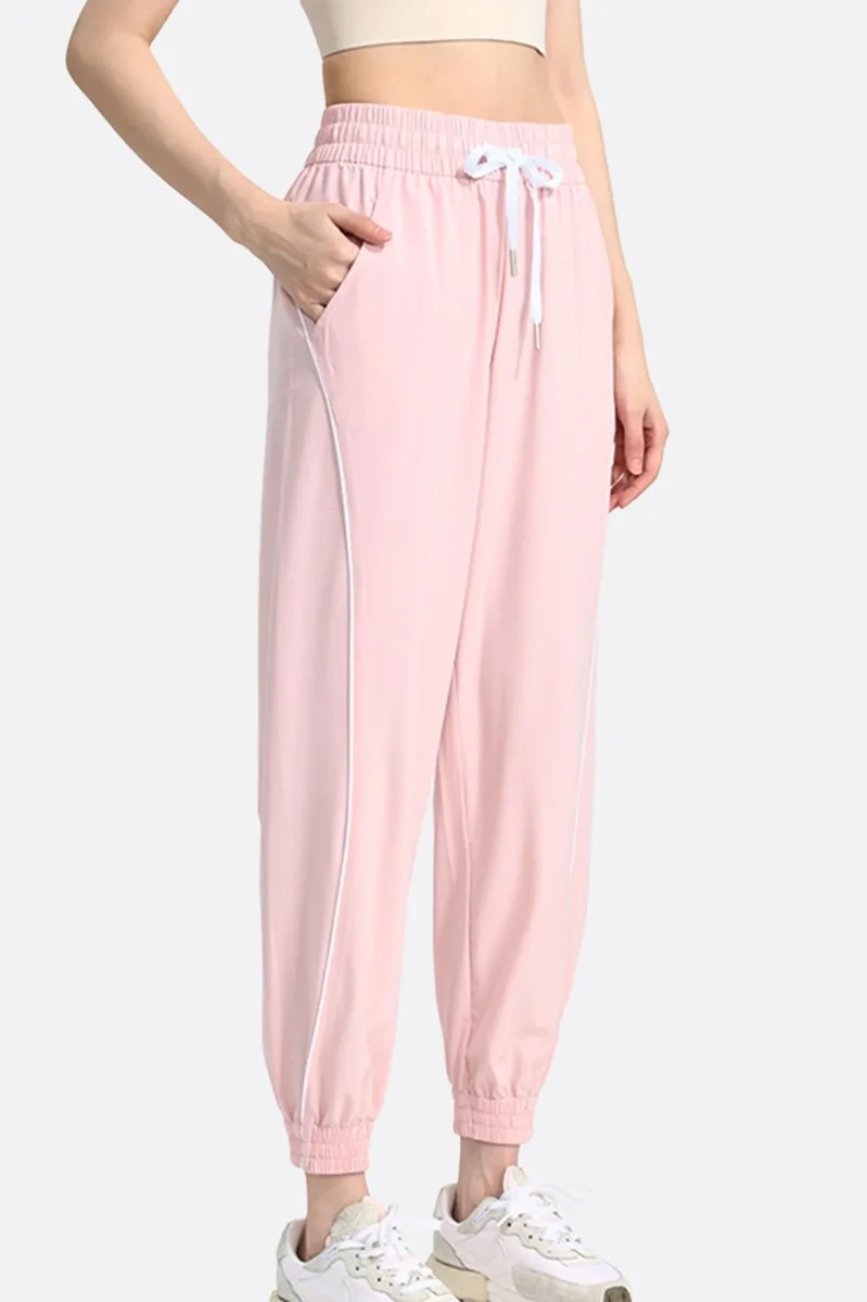 Pantalon de jogging rose femme
