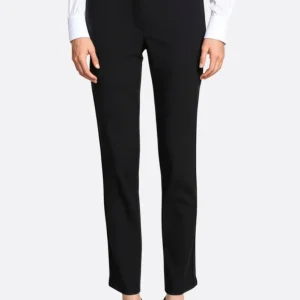 Pantalon noir classique à coupe droite