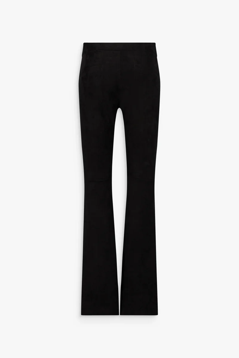 Legging en daim noir taille haute – Image 6