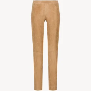 Pantalon en daim beige