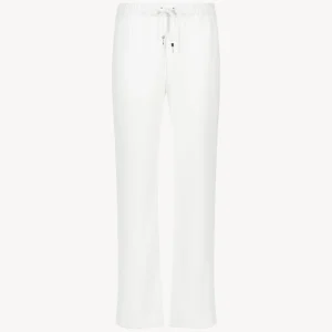Pantalon fluide large blanc cassé