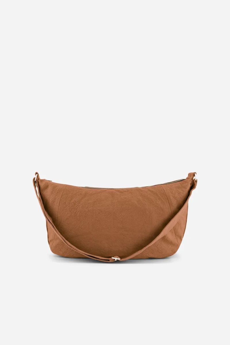 Charlot le sac Crossbody - Coton recyclé Camel – Image 6