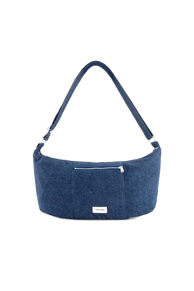 Charlot le sac Crossbody - Denim Brut recyclé – Image 5
