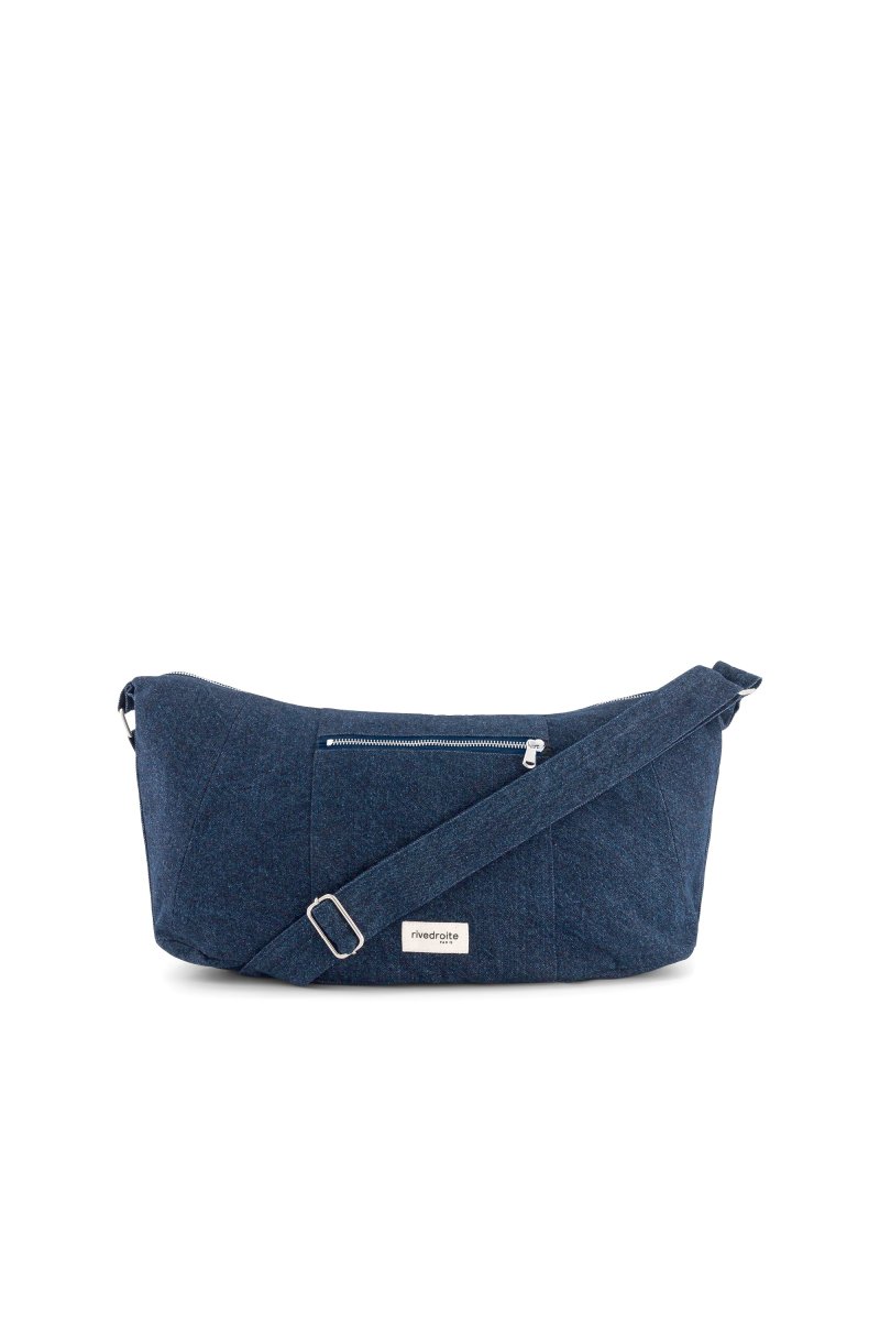 Mini Charlot le sac Crossbody - Denim Brut recyclé – Image 5
