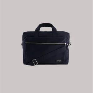 SECOND SOUFFLE｜Chaptal le porte documents - Coton recyclé Bleu Marine