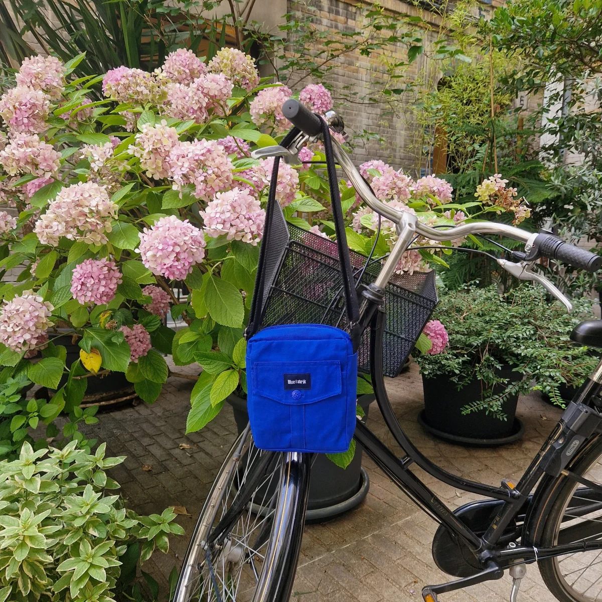 Sacoche Bleu & Noir, doublure noire – Image 2