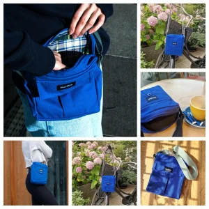 Sacoche Bleue ou Verte sur mesure